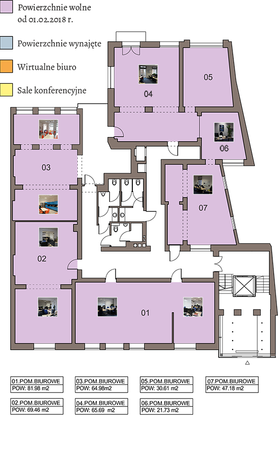Plan I piętra